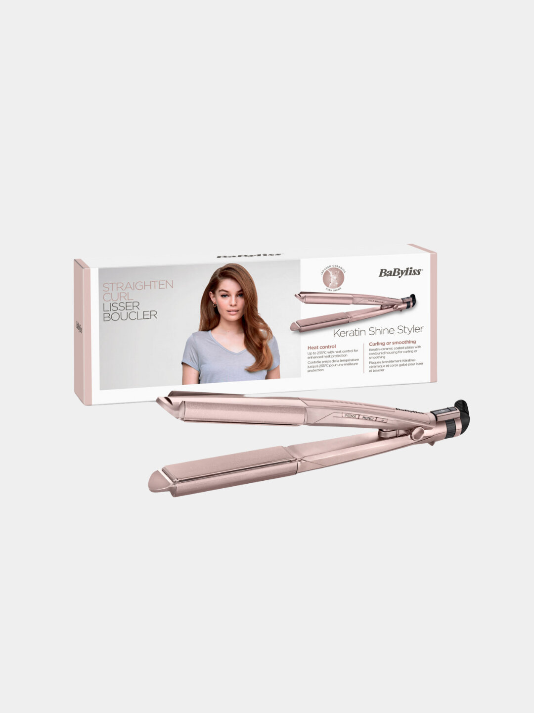 Выпрямитель волос BaByliss BabyLiss ST335AE, керамическое покрытие, 6 температурных режимов