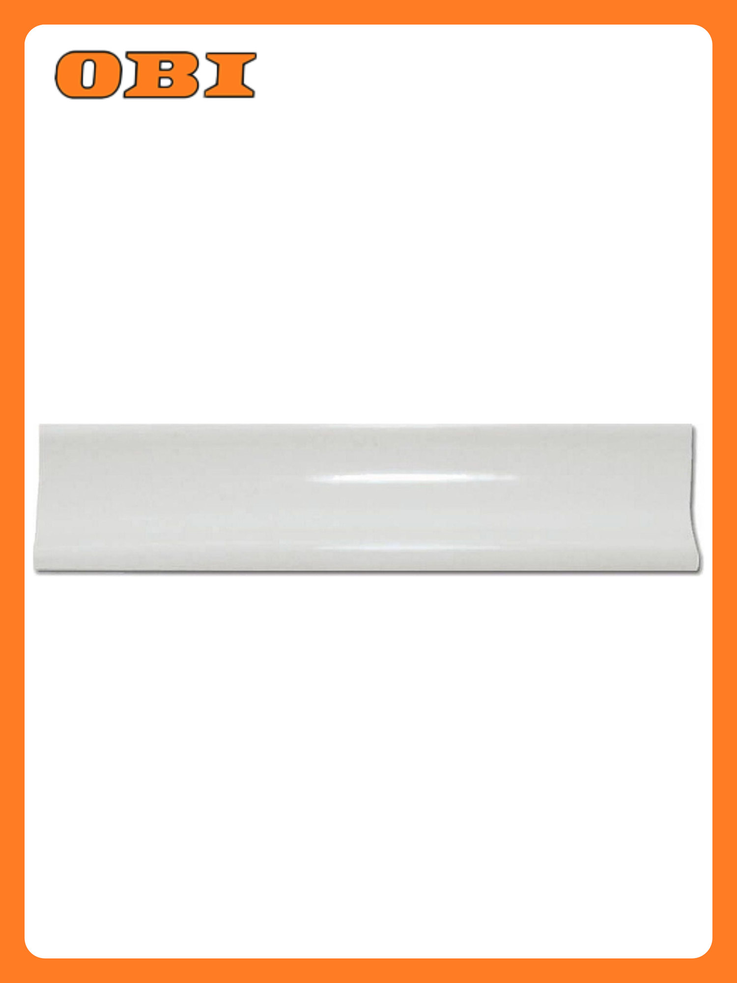 Керамический уголок Ш22000 белый 20х55 см 1 шт