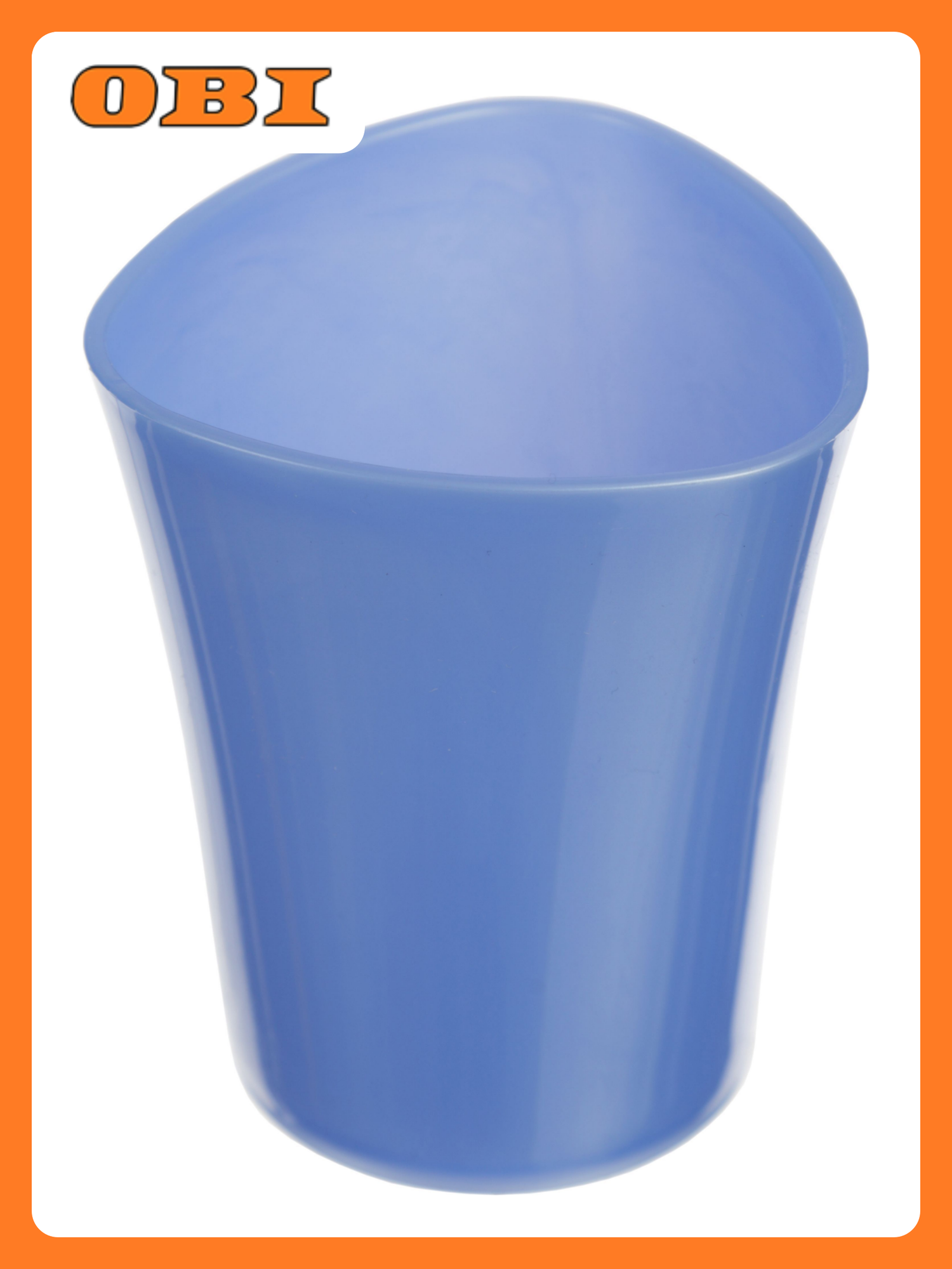 Стакан для зубных щёток VANSTORE Smile  голубой  фигурный  пластик