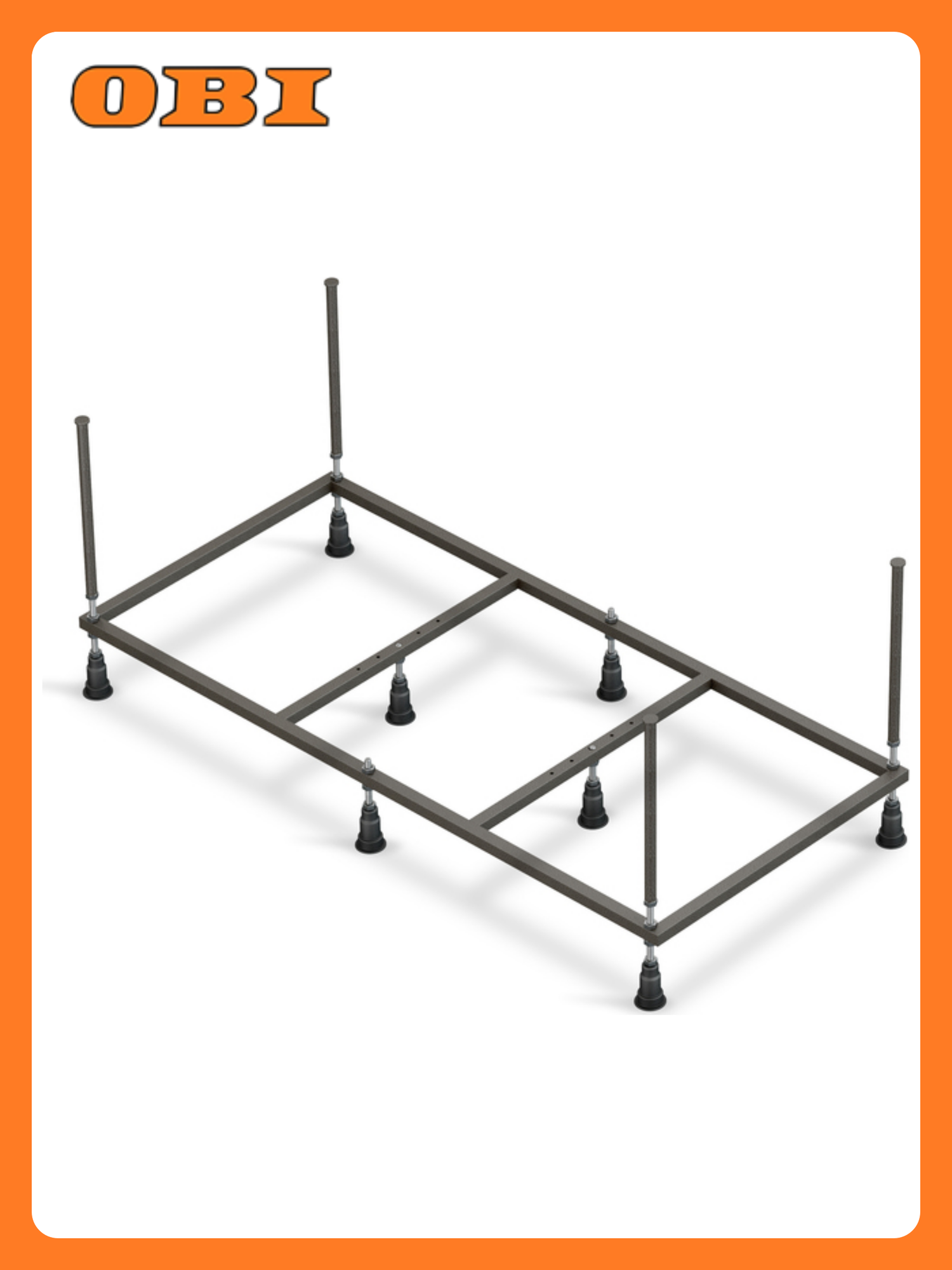 Рама для ванны Cersanit LORENA сталь усиленная 4 стойки шпильки