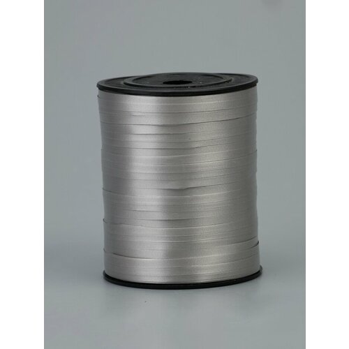 Лента для декора подарков и шаров серебристый 05 см 500 м 393₽