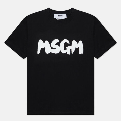 Футболка MSGM, хлопок, размер M, черный