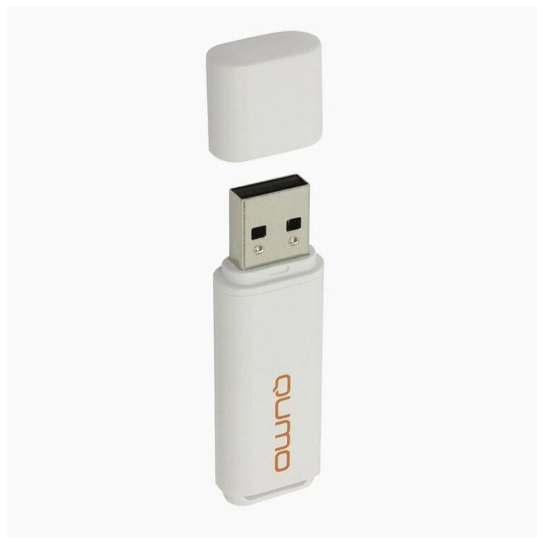 Флешка Qumo 16Gb Optiva 02 White USB 2.0 (QM16GUD-OP2-white)