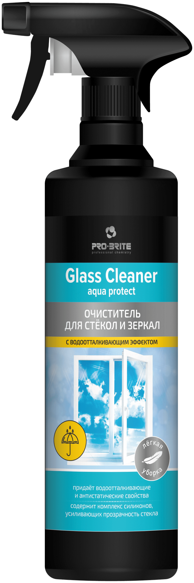 Pro Brite 1522-05 «Glass cleaner aqua protect Очиститель для стёкол и зеркал» 05л