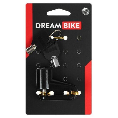 фото Dream bike велозамок противоугонный на дисковый тормоз, цвет чёрный