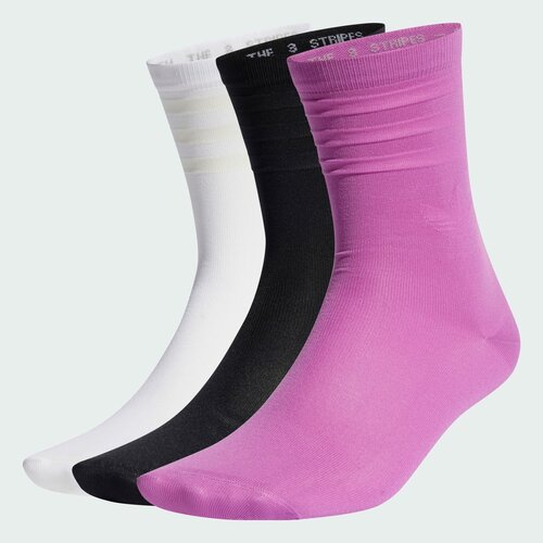 носки adidas размер l черный белый Носки adidas Originals, размер L, черный, белый, розовый