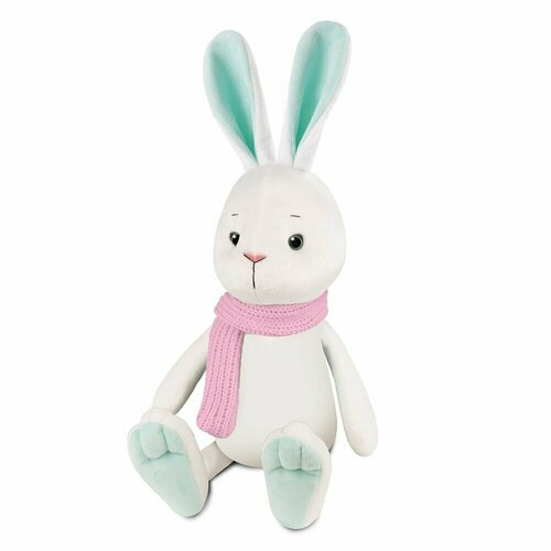 Мягкая игрушка Maxitoys Кролик Тони в шарфе, 30 см