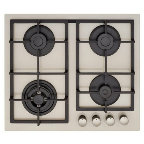 Газовая варочная панель MACBI MBH 641 WFGI Beige бежевый стекло газ- контроль турбо конфорка чугунная решётка 1249900₽