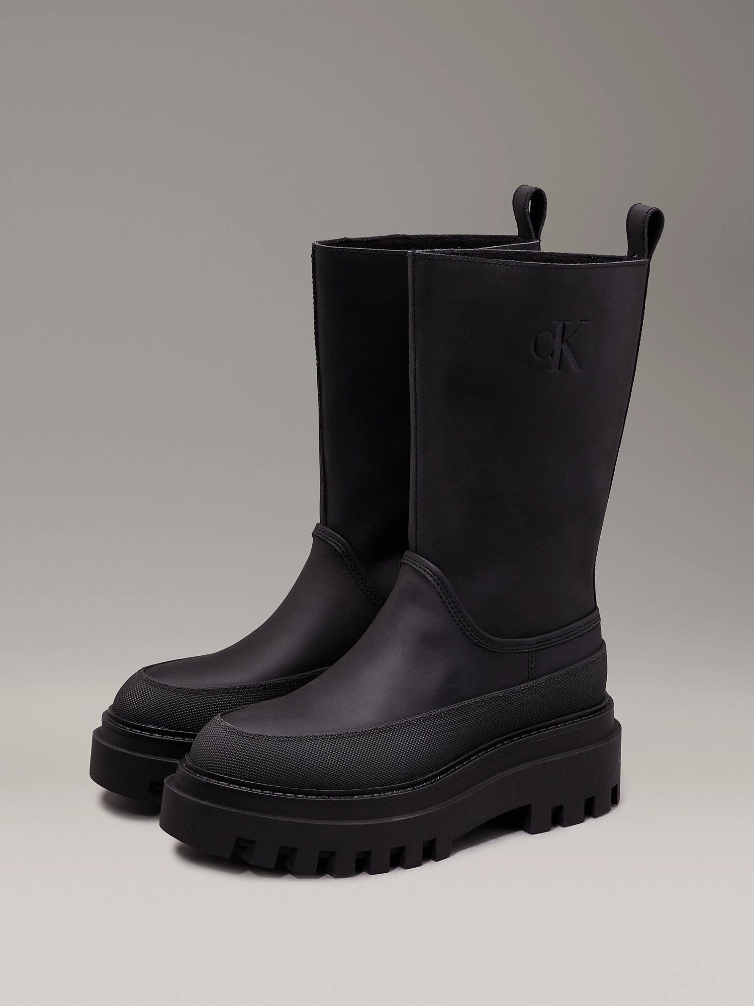 Сапоги Calvin Klein Jeans, размер 39 EU, черный — фото 1