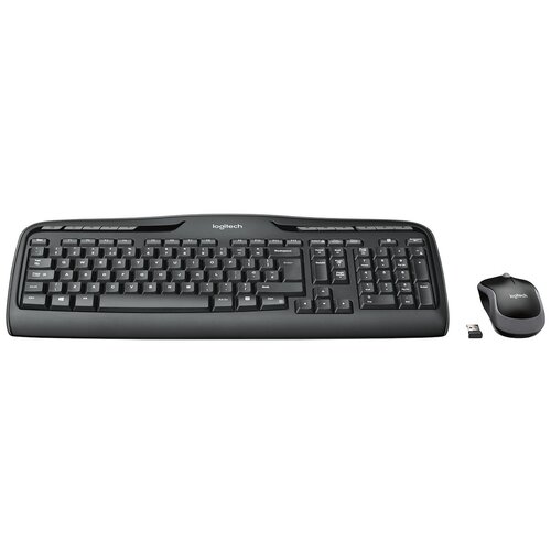 Клавиатура и мышь Wireless Logitech Combo MK330 920-003995 black, USB 920-003989