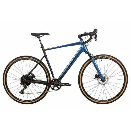 Велосипед Stinger Gravix Evo (2023) (Велосипед STINGER 700C GRAVIX EVO синий, алюминий, размер 46) велосипед stinger 700c stream evo синий алюминий