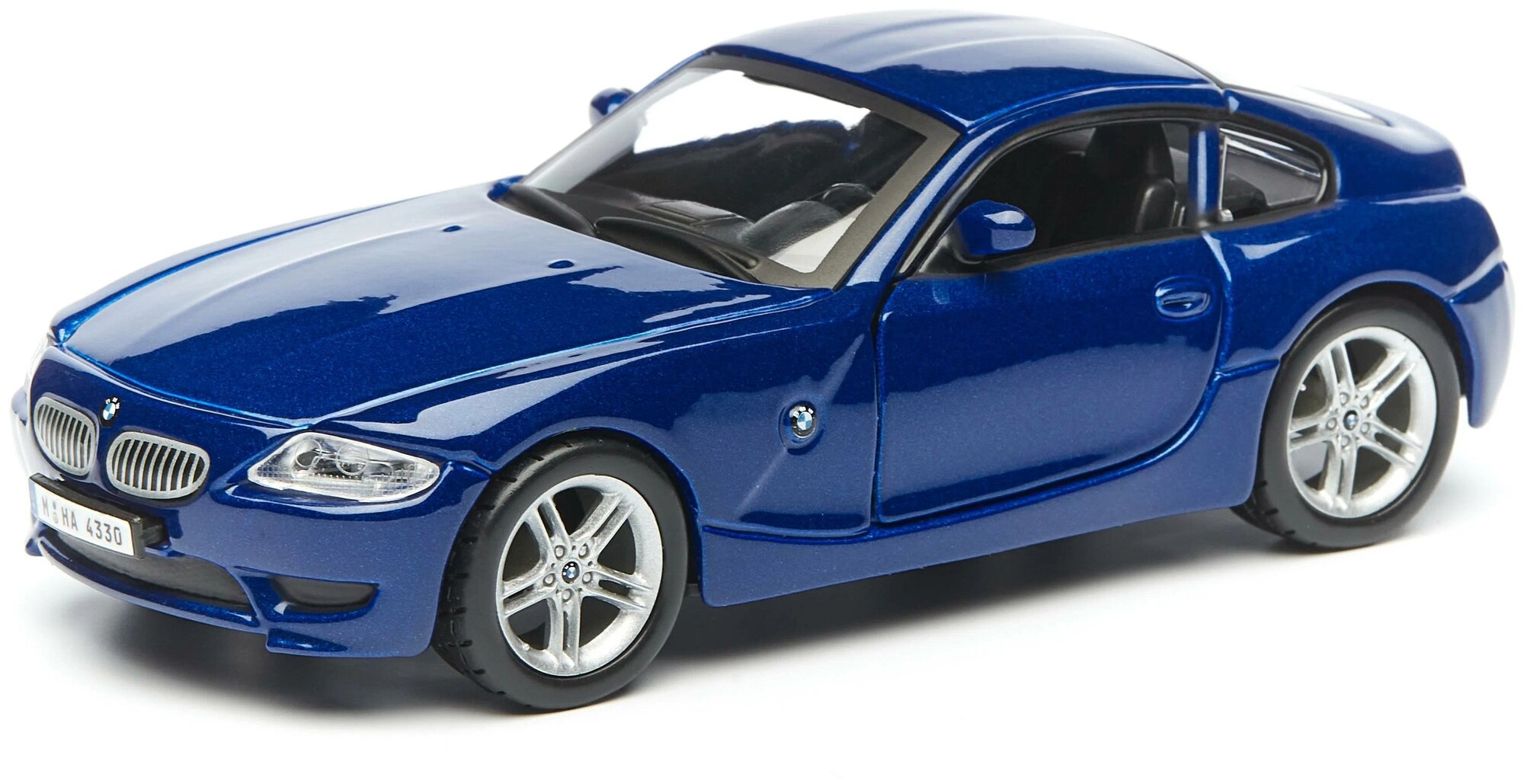 Легковой автомобиль Bburago BMW Z4 M Coupe (18-43000/13) 1:32, 12.5 см, синий