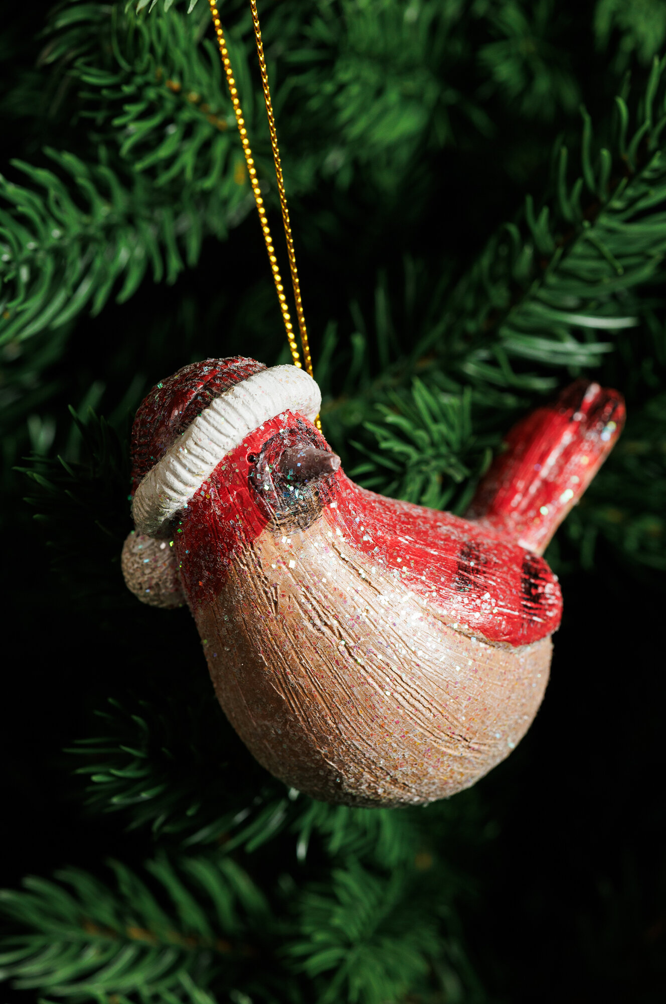 Елочная игрушка KLASSANTA Птичка 805329, в ассортименте, 7.5 см, 1 шт. — фото 1