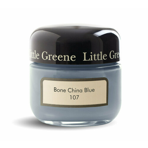 Пробник краски в/э акриловой Little Greene, цвет № 107, BONE CHINA BLUE, 60 мл