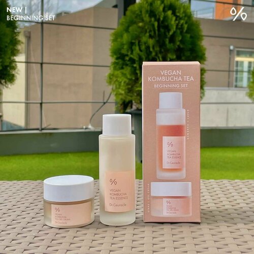 Набор веганской косметики с комбучей DRCEURACLE Vegan Kombucha Tea Beginning Set 50 мл 30 мл 3450₽