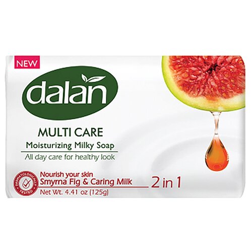 Мыло туалетное твердое Dalan Multi Care 150г, Инжир и Молоко (Турция) 6 шт. в заказе