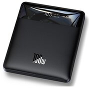 Универсальный внешний аккумулятор для ноутбука Baseus BLADE Power Digital Display, 20000mAh, 100W, Черный