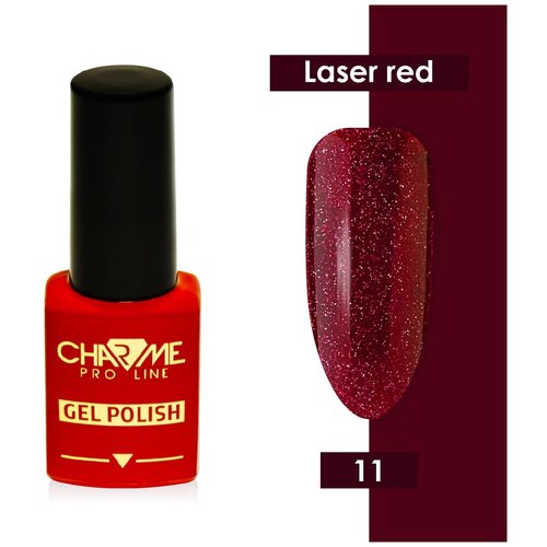 CHARME-PRO Гель-лак Pro Line Laser Red Effect, 10 мл, 11 - рамона charme pro гель лак pro line laser red effect 10 мл 06 круз