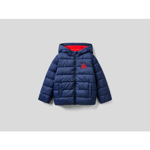 Куртка UNITED COLORS OF BENETTON для мальчиков, демисезон/зима, размер 82 (1Y), синий