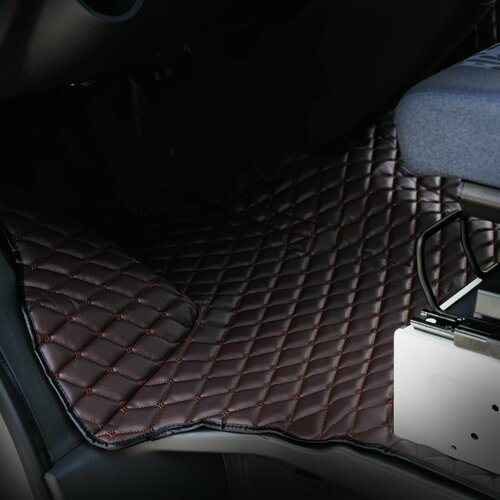 Ковры салона для ам Газель Next экокожа стёганая коричневый 4023₽