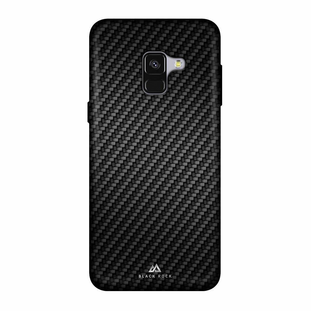 Чехол Flex Carbon Case для Samsung Galaxy A8 Plus (2018), черный, 2075ECB02, Black Rock, Black Rock 800004