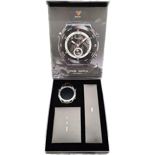 Умные часы мужские Smart Watch HW5 MAX Смарт-часы с 3 ремешками Экран 152 iOS Android Bluetooth Звонки Черный WinStreak 350000₽