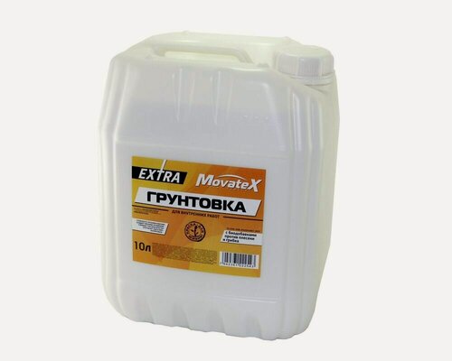Изображение товара Movatex Грунтовка EXTRA для внутренних работ 10 л Т11877