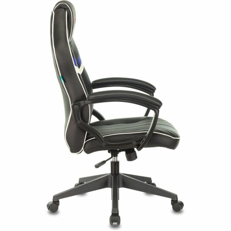 Компьютерное кресло Zombie VIKING Z3 игровое, обивка: искусственная кожа, цвет: черный/синий - фотография № 4