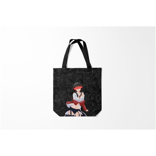 фото Сумка-шоппер / 40х40 см / девушкам / аппетитные формы hentai burnettie