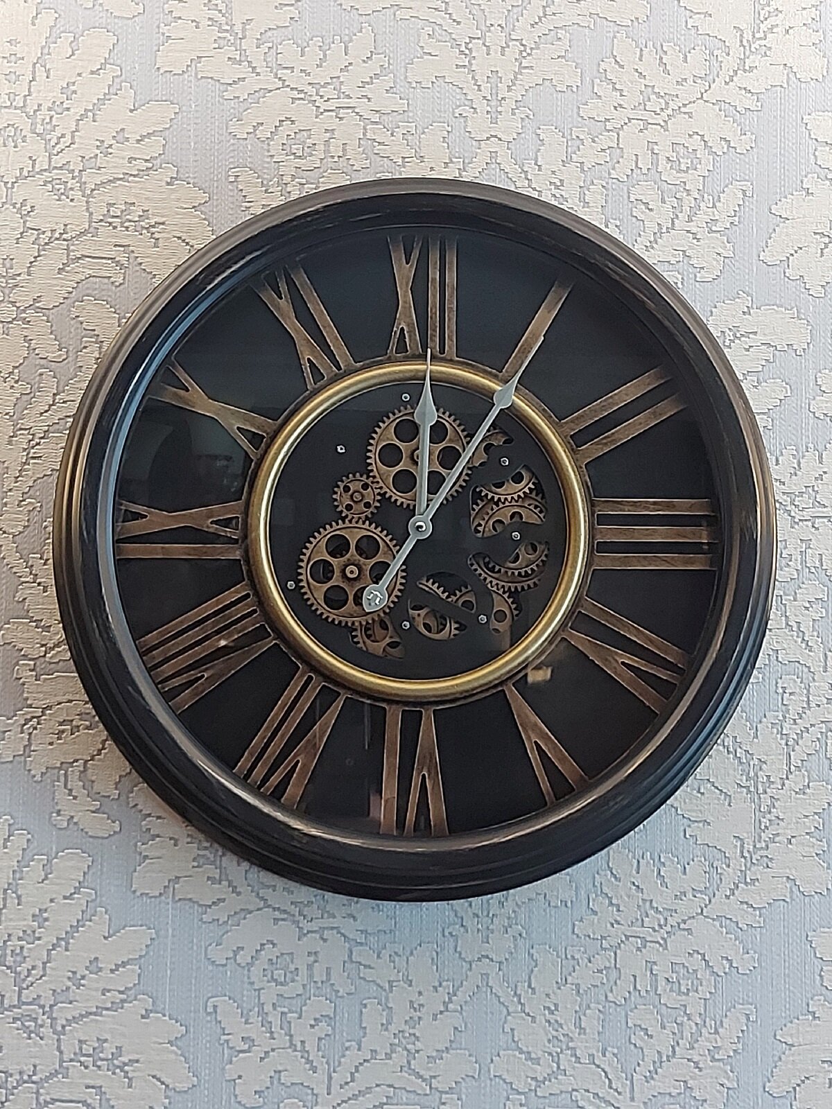Часы настенные VILAGIO Большой размер 52 см. Скелетоны. Clock(1)192/Y672