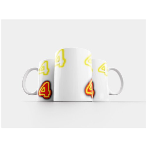 фото Кружка "четыре, неон, светиться" 320 мл lotsprints