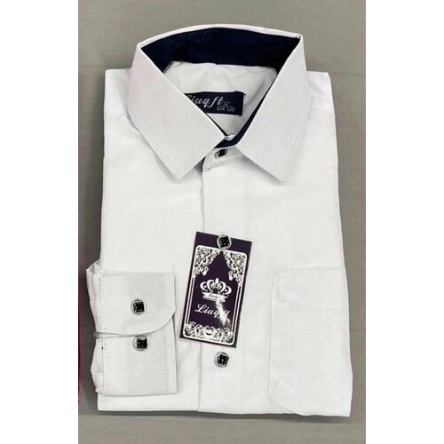 Школьная рубашка Modernfeci, размер 29/116-120, белый