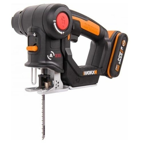 Worx Лобзик аккумуляторный-сабельная пила Axis WX550 20В 2Ач x1 кейс WX550 20290₽