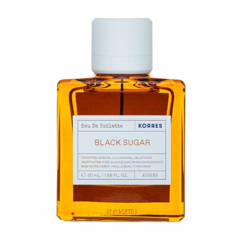 KORRES Black Sugar Eau de Toilette Туалетная вода жен, 50 мл korres midnight dalia eau de toilette туалетная вода жен 50 мл