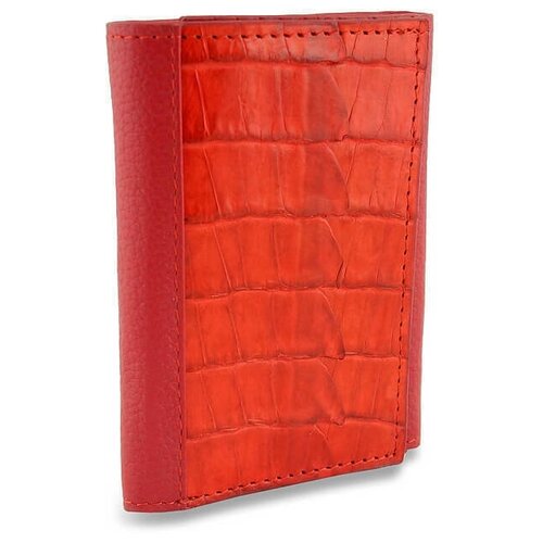 фото Ключница exotic leather, натуральная кожа, красный