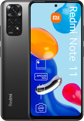 Смартфон Xiaomi Redmi Note 11 4/64 ГБ RU, Dual nano SIM, серый графит