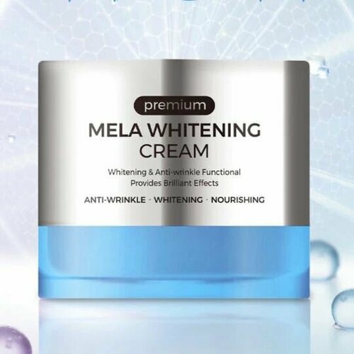 Корейская косметика. Осветляющий крем для лица Pretty Skin Premium Mela Whitening Cream snow white mela stop whitening cream niacinamide arbutin