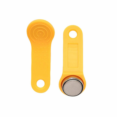 RW-1990 желтый цвет (перезаписываемый) электронный ключ не перезаписываемый touch memory ibutton tds 1990a f5 с держателем комплект 10 штук