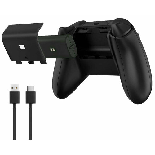 Набор для Xbox Series S/X Play & Charge Kit Black 3м\1200mAH (GTcoupe)