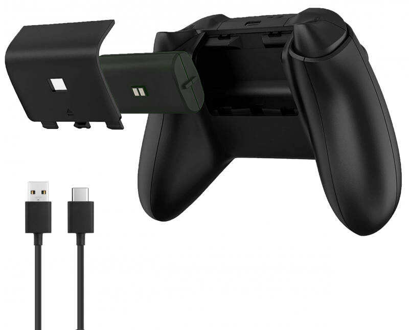 Набор для Xbox Series S/X Play & Charge Kit Black 3м\1200mAH (GTcoupe)