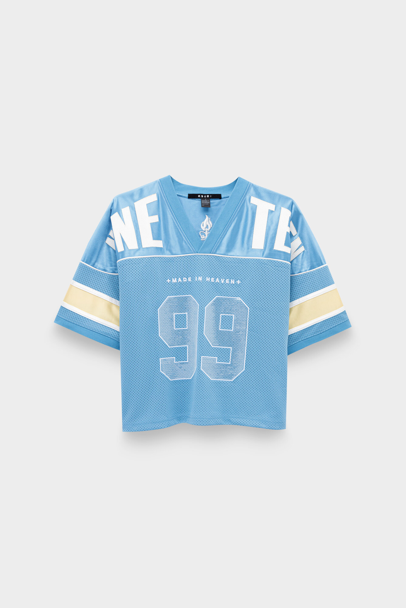 Футболка Ksubi 99 Spark Azure Yellow