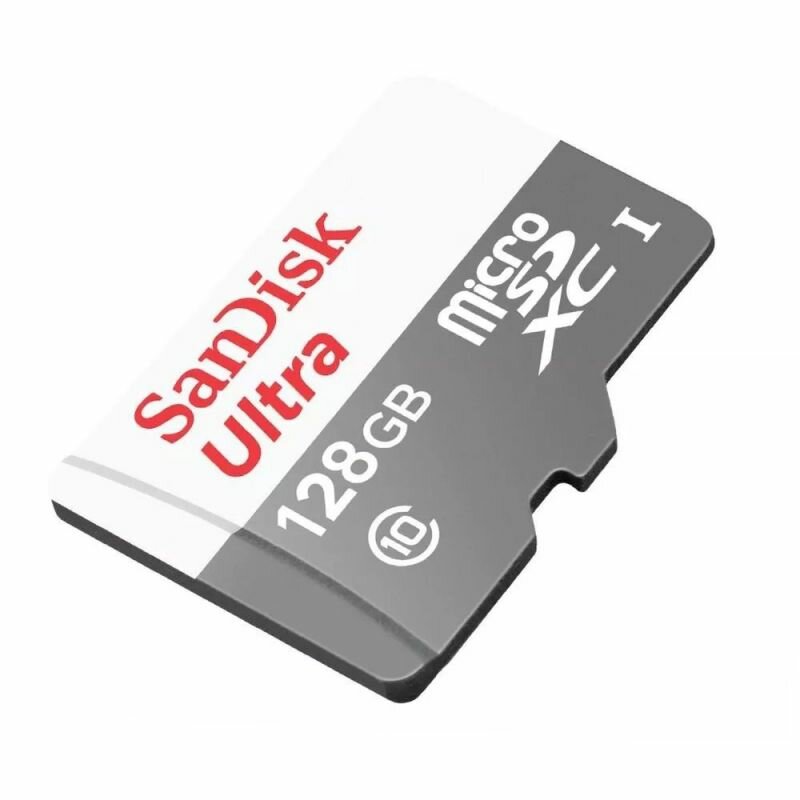 Карта памяти MicroSD 128GB SanDisk Class 10 Ultra UHS-I (100 Mb/s) без адаптера