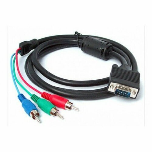 Шнур VGA 15M - 3RCA RGB для проекторов 1,7м