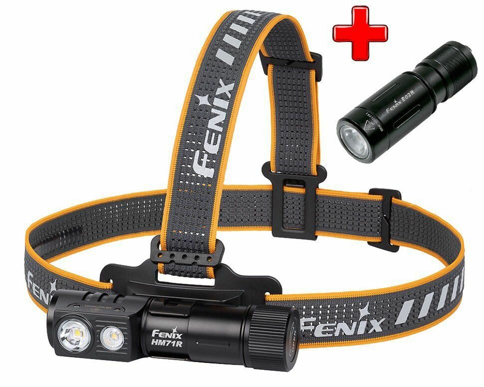 фото Налобный фонарь Fenix HM71R + E02R Kit (Комплект)