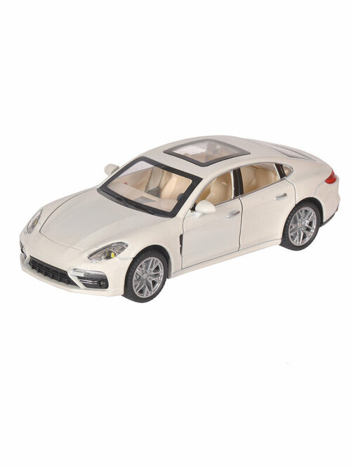 Машина металлическая MX 33603 Porsche Panamera свет и звук белый 1:24