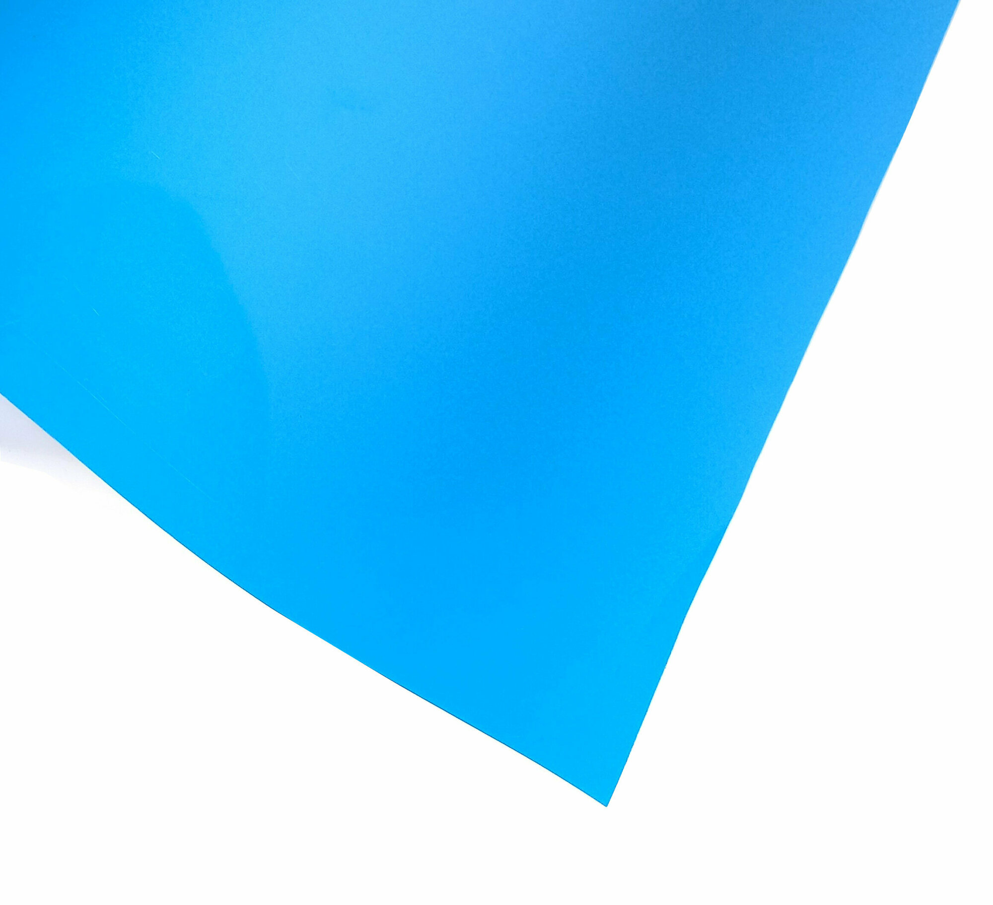 Пленка термотрансферная, ПУ, 80мкм (510мм x 1м) голубая
