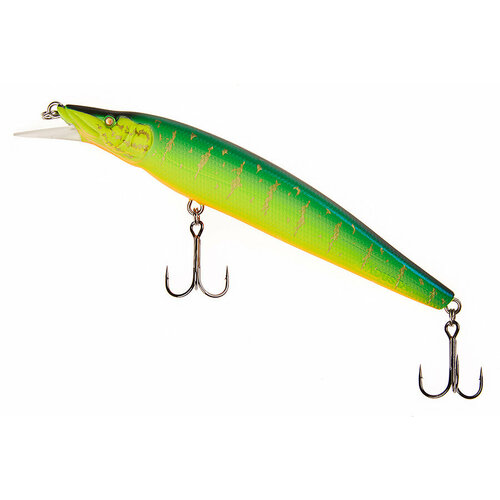 фото Adusta воблер adusta jerk spiker 130sp 19гр #004 hot tiger