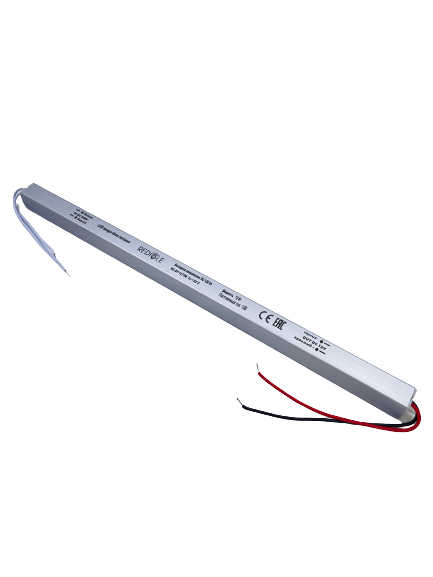Блок питания (Трансформатор) Redigle для светодиодной ленты 72W-IP20, 12V Мебельный Супер Слим