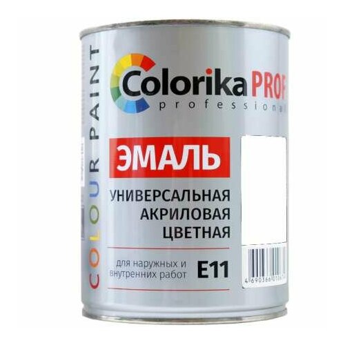 Эмаль Colorika Prof 0,9л белая акриловая универсальная для наружних и внутренних работ, (1шт) (92479)