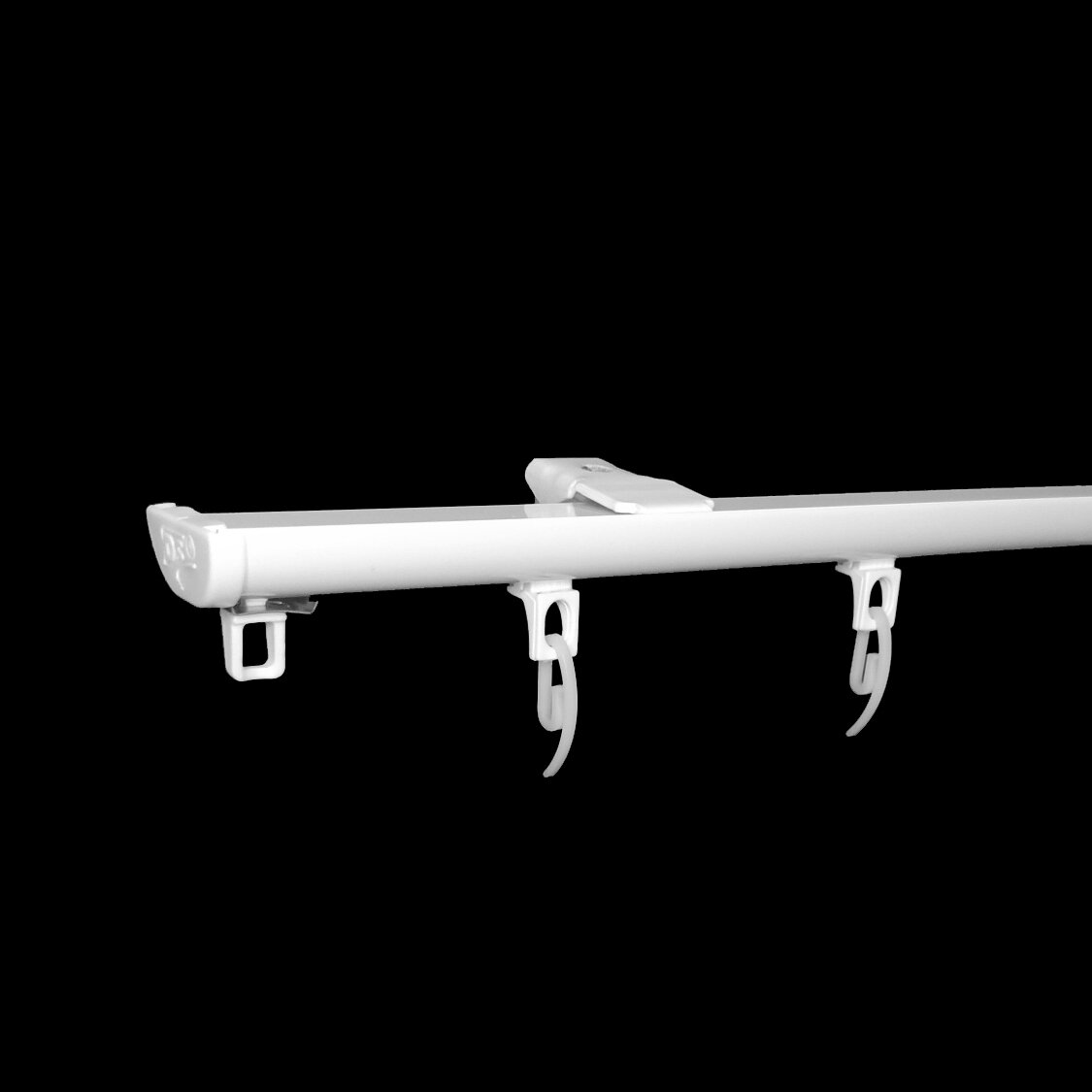 фото Профильный прямой карниз для штор DS "FOREST" крепление потолок ,300см.